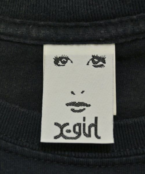 X girl（エックスガール）Tシャツ・カットソー 黒 サイズ:L レディース/2200681502161
