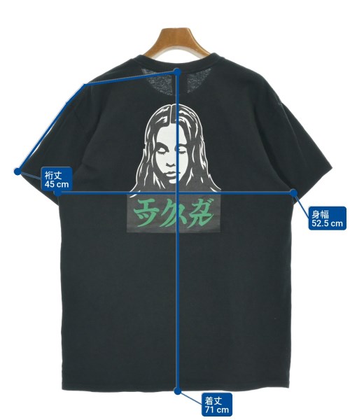 X girl（エックスガール）Tシャツ・カットソー 黒 サイズ:L レディース/2200681502161