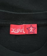 X girl（エックスガール）Tシャツ・カットソー 黒 サイズ:2(M位) レディース/2200695798024