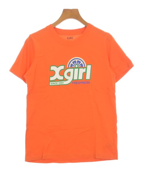 X girl（エックスガール）Tシャツ・カットソー オレンジ サイズ:1(S位) レディース/2200689906015