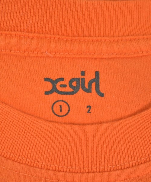 X girl（エックスガール）Tシャツ・カットソー オレンジ サイズ:1(S位) レディース/2200689906015