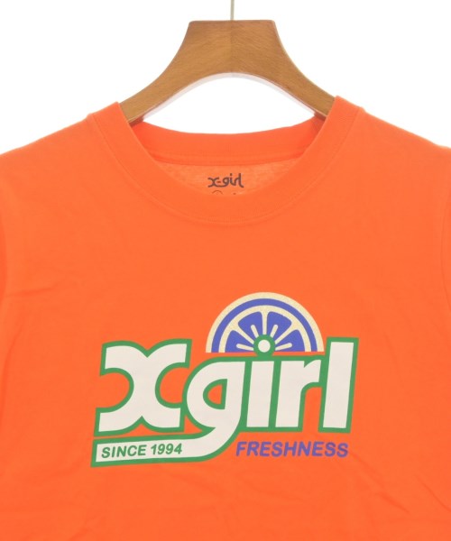 X girl（エックスガール）Tシャツ・カットソー オレンジ サイズ:1(S位) レディース/2200689906015