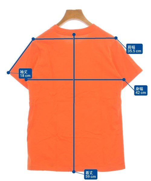 X girl（エックスガール）Tシャツ・カットソー オレンジ サイズ:1(S位) レディース/2200689906015