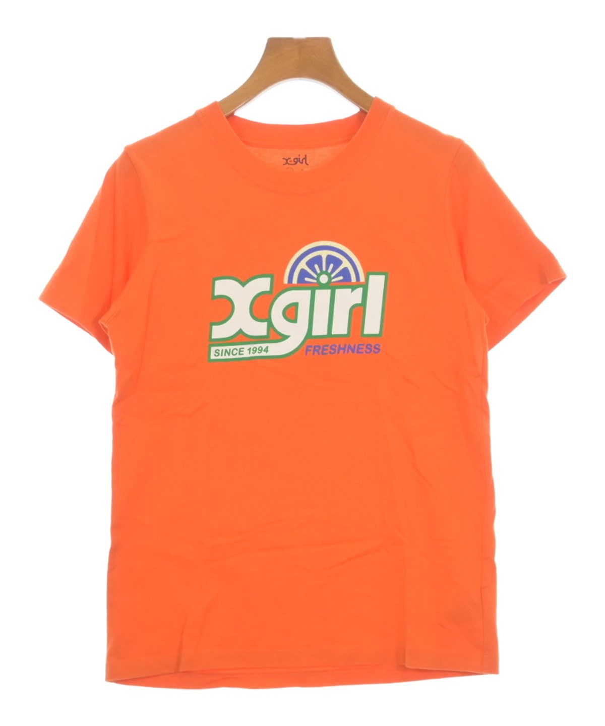 X girl（エックスガール）Tシャツ・カットソー オレンジ サイズ:1(S位