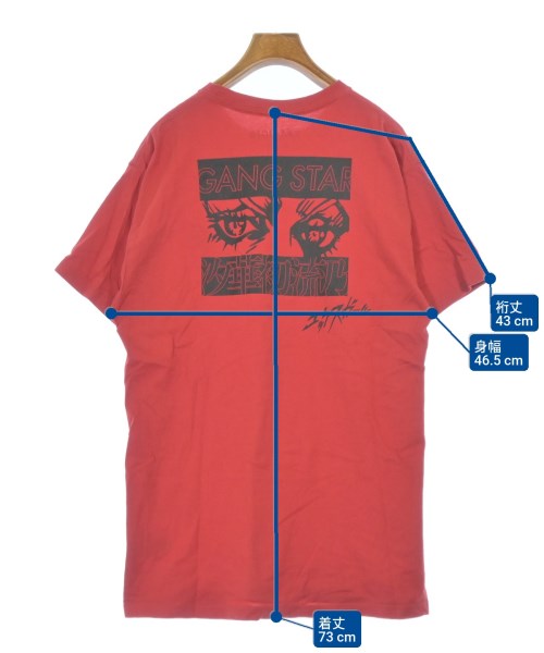 X girl（エックスガール）Tシャツ・カットソー 赤 サイズ:M レディース/2200689906046