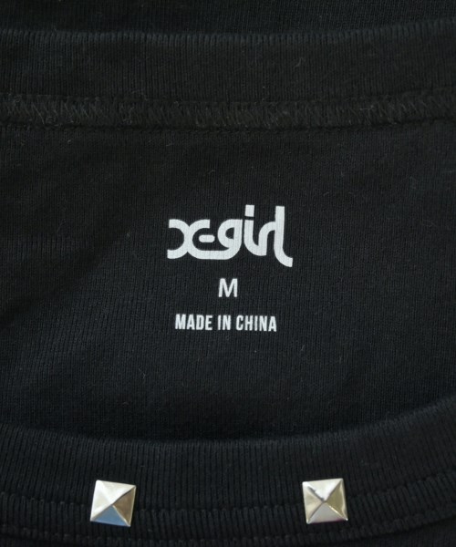 X girl（エックスガール）Tシャツ・カットソー 黒 サイズ:M レディース/2200693831136
