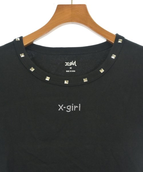X girl（エックスガール）Tシャツ・カットソー 黒 サイズ:M レディース/2200693831136