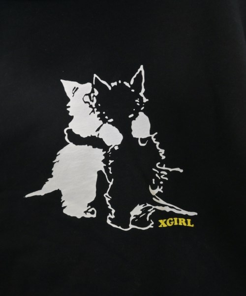 X girl（エックスガール）パーカー 黒 サイズ:1(S位) レディース/2200657170011