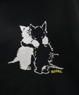 X girl（エックスガール）パーカー 黒 サイズ:1(S位) レディース/2200657170011
