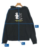 X girl（エックスガール）パーカー 黒 サイズ:1(S位) レディース/2200657170011