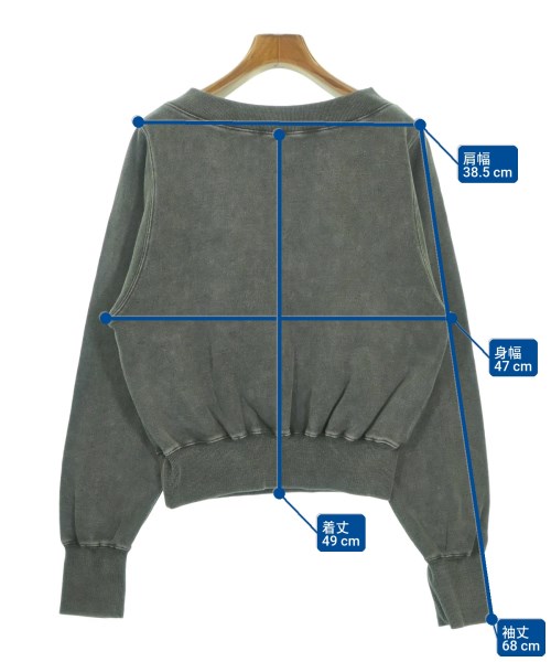 X girl（エックスガール）スウェット グレー サイズ:M レディース/2200658853029