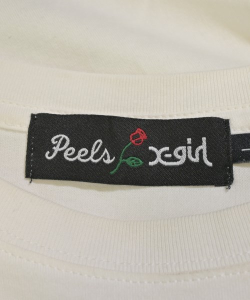 X girl（エックスガール）Tシャツ・カットソー 白 サイズ:L レディース/2200714723037