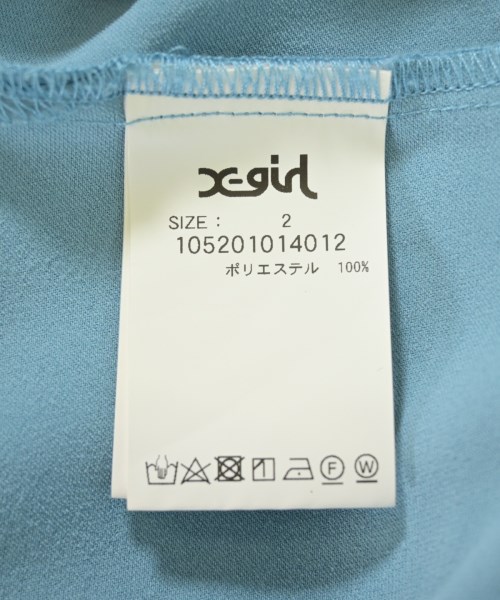 X girl（エックスガール）カジュアルシャツ 青 サイズ:2(M位) レディース/2200719752025