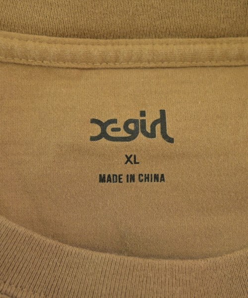 X girl（エックスガール）Tシャツ・カットソー 茶 サイズ:XL レディース/2200647522059