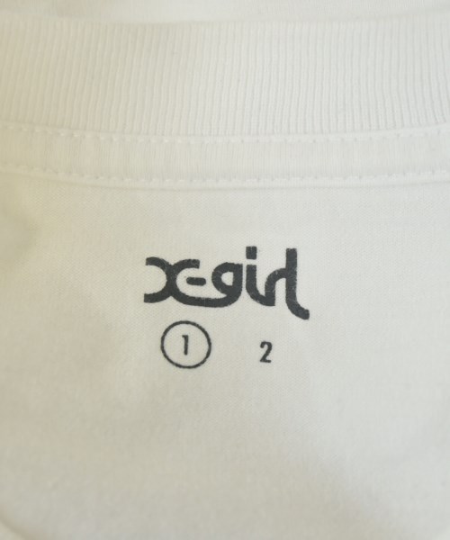 X girl（エックスガール）Tシャツ・カットソー 白 サイズ:1(S位) レディース/2200647513071