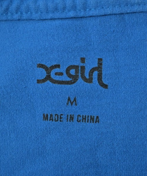 X girl（エックスガール）Tシャツ・カットソー 青 サイズ:M レディース/2200707063072