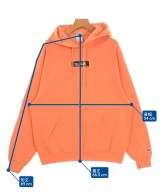 X girl（エックスガール）パーカー オレンジ サイズ:2(M位) レディース/2200664445058