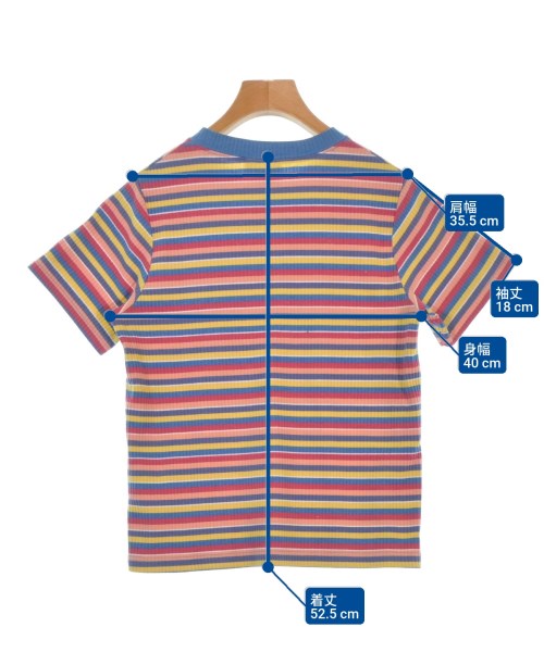 X girl（エックスガール）Tシャツ・カットソー 青 サイズ:2(M位) レディース/2200668851039