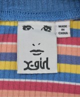 X girl（エックスガール）Tシャツ・カットソー 青 サイズ:2(M位) レディース/2200668851039