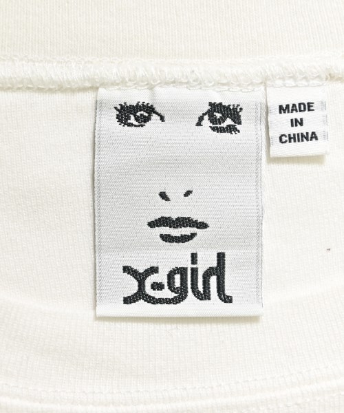 X girl（エックスガール）Tシャツ・カットソー 白 サイズ:M レディース/2200666961099