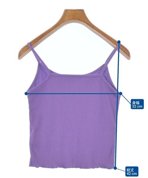 X girl（エックスガール）キャミソール 紫 サイズ:M レディース/2200669935059