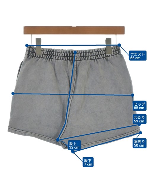 X girl（エックスガール）ショートパンツ グレー サイズ:S レディース/2200666429070