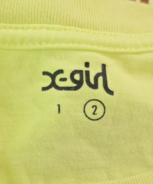X girl（エックスガール）Tシャツ・カットソー 黄 サイズ:2(M位) レディース/2200671032043