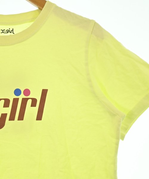 X girl（エックスガール）Tシャツ・カットソー 黄 サイズ:2(M位) レディース/2200671032043