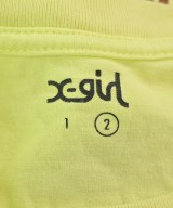 X girl（エックスガール）Tシャツ・カットソー 黄 サイズ:2(M位) レディース/2200671032043