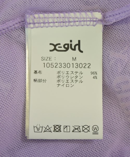 X girl（エックスガール）Tシャツ・カットソー 紫 サイズ:M レディース/2200720309034