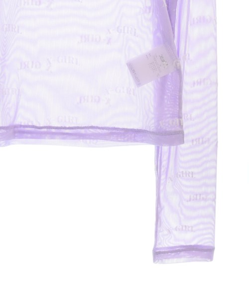 X girl（エックスガール）Tシャツ・カットソー 紫 サイズ:M レディース/2200720309034