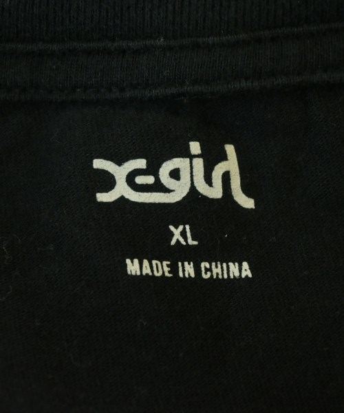 X girl（エックスガール）Tシャツ・カットソー 黒 サイズ:XL レディース/2200722767023