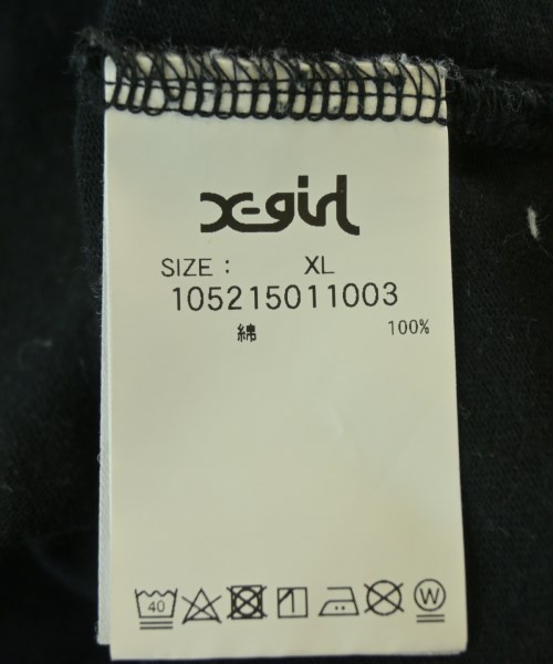X girl（エックスガール）Tシャツ・カットソー 黒 サイズ:XL レディース/2200722767023