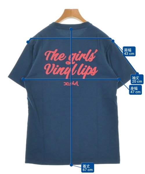 X girl（エックスガール）Tシャツ・カットソー 紺 サイズ:S レディース/2200722161142