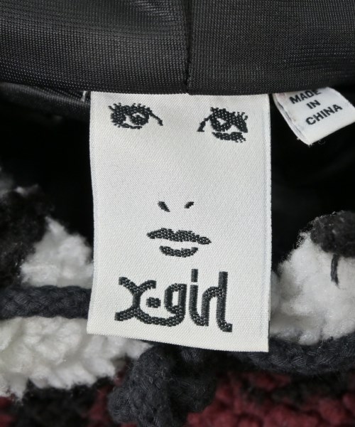 X girl（エックスガール）パーカー 赤 サイズ:2(M位) レディース/2200720398373