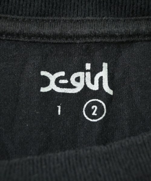 X girl（エックスガール）Tシャツ・カットソー 黒 サイズ:2(M位) レディース/2200720398595