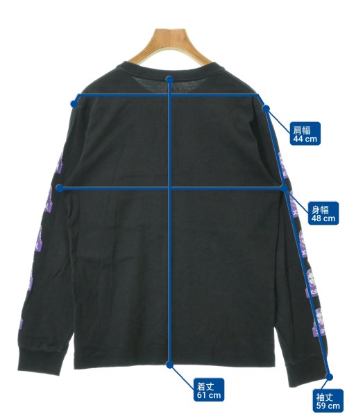 X girl（エックスガール）Tシャツ・カットソー 黒 サイズ:2(M位) レディース/2200720398595