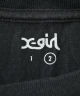 X girl（エックスガール）Tシャツ・カットソー 黒 サイズ:2(M位) レディース/2200720398595