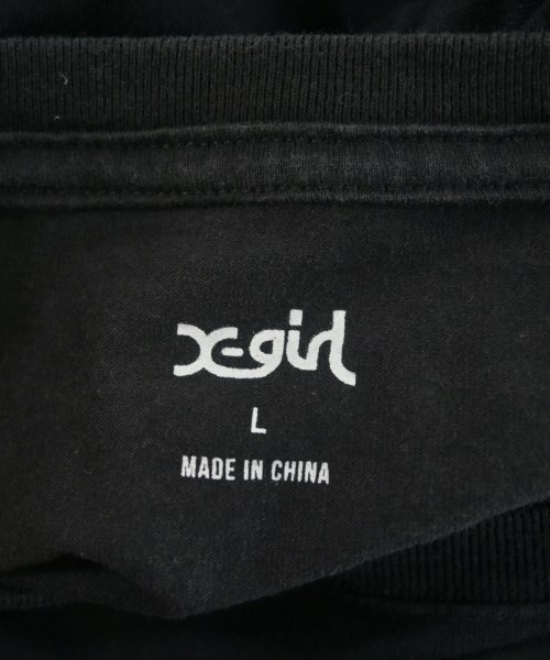 X girl（エックスガール）Tシャツ・カットソー 黒 サイズ:L レディース/2200682825016