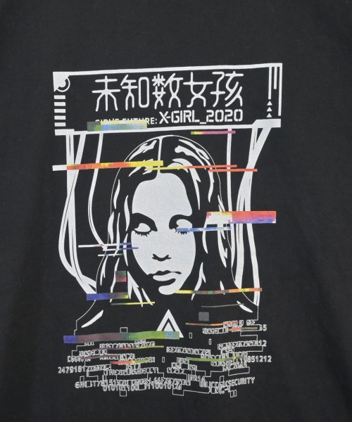 X girl（エックスガール）Tシャツ・カットソー 黒 サイズ:L レディース/2200682825016
