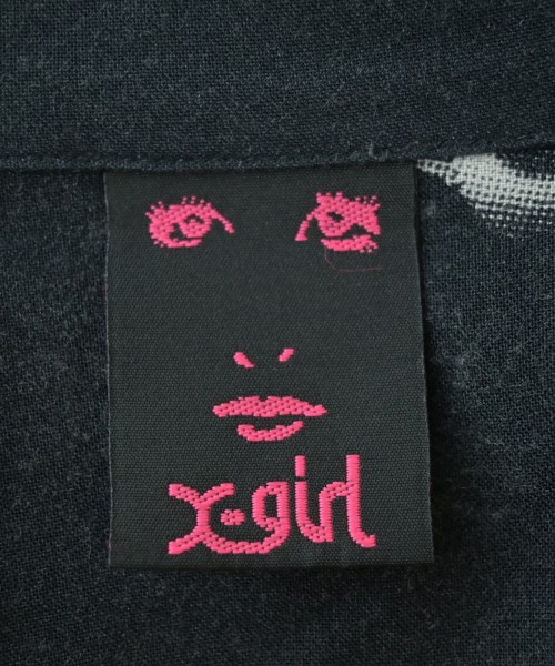 X girl（エックスガール）カジュアルシャツ 黒 サイズ:2(M位) レディース/2200684017082