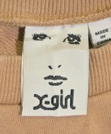 X girl（エックスガール）スウェット 茶 サイズ:1(S位) レディース/2200675355100