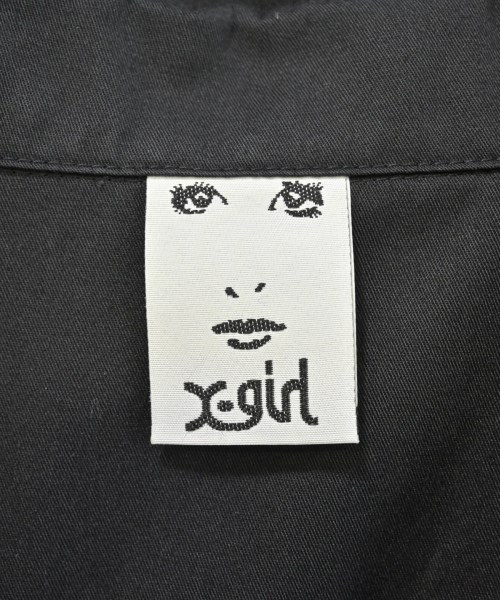 X girl（エックスガール）カジュアルシャツ 黒 サイズ:2(M位) レディース/2200685593127