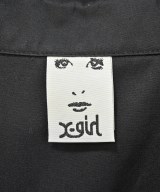 X girl（エックスガール）カジュアルシャツ 黒 サイズ:2(M位) レディース/2200685593127