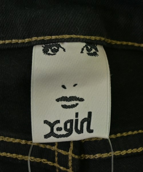 X girl（エックスガール）デニムパンツ 黒 サイズ:XS レディース/2200690477054