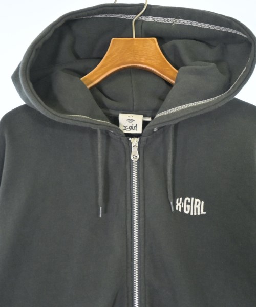 X girl（エックスガール）パーカー グレー サイズ:M レディース/2200692401019