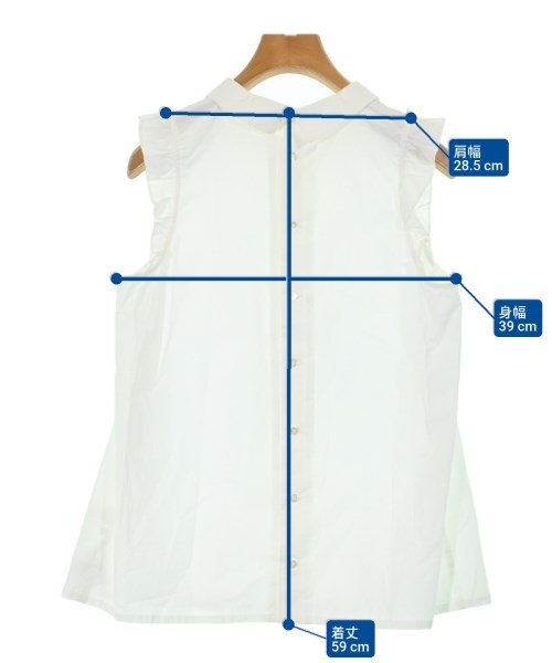 Ray Beams（レイビームス）カジュアルシャツ 白 サイズ:1(S位) レディース/2200617923176