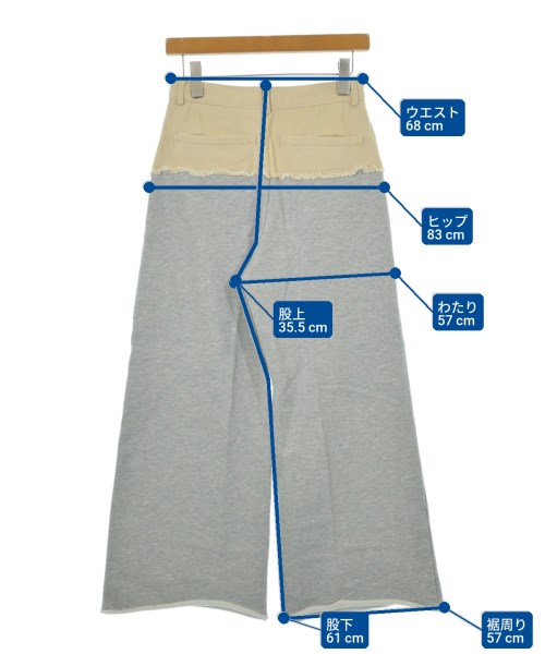 Ray Beams（レイビームス）スウェットパンツ グレー サイズ:0(XS位) レディース/2200624001225