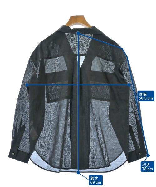 Ray Beams（レイビームス）カジュアルシャツ 黒 サイズ:F レディース/2200643286078