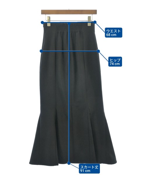 Ray Beams（レイビームス）ロング・マキシ丈スカート 黒 サイズ:0(XS位) レディース/2200643649040